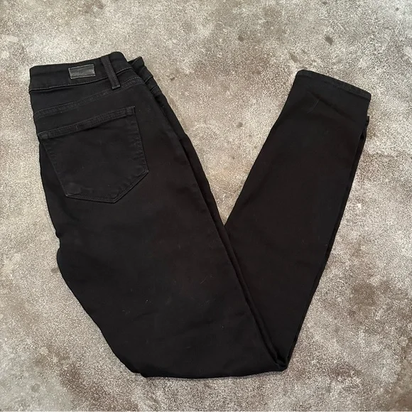 🚨LAST CHANCE🚨 Paige Verdugo Ultra Skinny Jean BLACK SHADOW size 27 - Picture 7 of 12